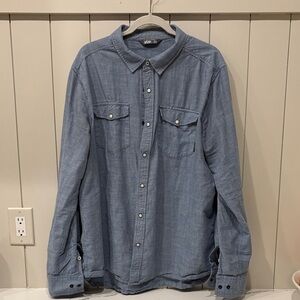 Stio Pearl Snap Denim Button-Up Shirt